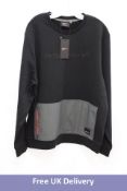 Porsche Sweatshirt with Porsche Logo, Black, UK Size XL
