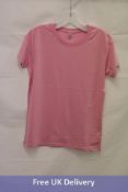 Seven Bamboo T-Shirts, Pink, Sizes 3x L, 2x S, 2x XS