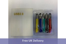 Twelve TPSON 64GB USB 2.0 Sticks, 5 per pack