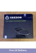 Trezor One Cryptocurrency Hardware Black Wallet 710882350611