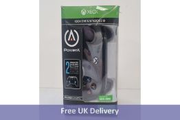 XBox One PowerA Enhanced Wired Controller, Brushed Gunmetal. Box damaged