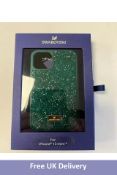 Swarovski Glam Rock Phone Case for iPhone 12 Mini, Green