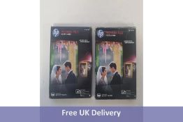 Four Packs of HP Premium Plus Photo Paper, Glossy
