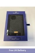 Three Swarovski Smartphone Cases for iPhone 12 Mini, Black