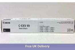 Canon C-EXV 49 Toner Cartridge, Black