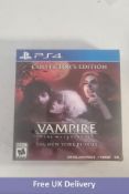 Two Vampire The Masquerade Shadows of New York Collection for PS4