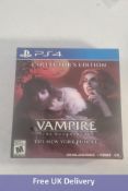 Three Vampire The Masquerade Shadows of New York Collection for PS4