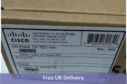Cisco UC Phone 7821 IP Phone, CP-7821-K9,