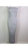 Wolford Fading Shine Dress Silver Shine, Size S