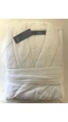 Christy Women's Luxury Egyptian Cotton Robe, White, Size L/XL