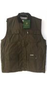 Two Country Estate Men's Silverdale Bodywarmer, Olive, Size 2XL