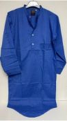 Two Somax Men's Nightshirts, Blue, Size S
