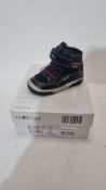 Geox Boy's Ankle Boots, Navy, Size EU 22