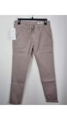 Reiko Women's Sandy2 Basic Chino Trouser, Stone, Size 28