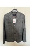 Il Gufo Boy's Checked Blazer, Grey, Size 14 Years