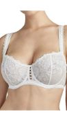 Aubade Women's Demi Bra Pour Toujours, Opal, Size 36F
