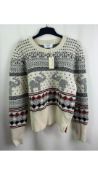 Thom Brown Men's Mohair Sweater, Multicoloured, Size XL