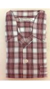 Derek Rose Savile Collection Men's Plaid Pyjamas, Dusty Pink, Size L