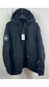 Superdry Men's Wind Parka Jacket, Black, Medium