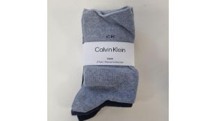 Three Packs of Calvin Klein Women's Socks, One Size, 3 Pack