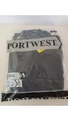 Two Piard of Portwest PW3 Work Trouser, Black, Size 32 Short