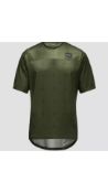 Gore Wear Men's TrailKPR Daily Shir, Utility Green, Size L