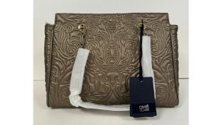 Cavalli Class Blossom Shopping Bag, Size 27X19X16cm