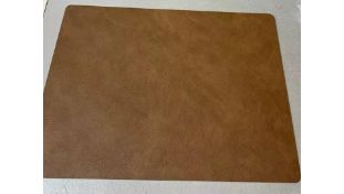 Two Sets Lind DNA Table Mats, 4 Per Set, Brown, Size 35 X 45cm