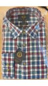 Viyella Men's Shirt, Heritage Check, Size 19