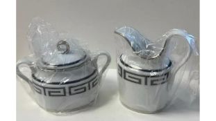 Richard Ginori 1735 Milk Pitcher and Sugar Bowl
