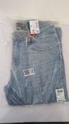 Superdry Men's Vintage Slim Jeans, Blue, Size W34 L34