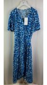 Fabienne Chapot Women's Archana Sleeve Cato Dress, Blue, Size 42