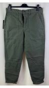 Edwin Men's Block Cargo Pants, Dark Green, Size W30