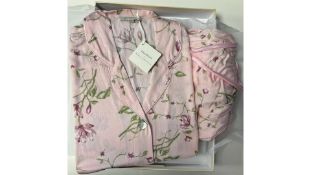 Guasch Women's Cotton Short Pyjamas, Pink Floral, Size S