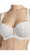 Aubade Women's Demi Bra Pour Toujours, Opal, Size 34F