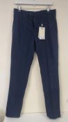SuitSupply Men's Porto Chinos, Navy, UK 30 EU 46