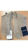 Four Pairs Pantherella Men's Long Merino Wool Socks, Light Khaki, Size UK 5.5-6