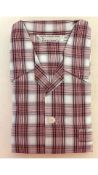 Derek Rose Savile Collection Men's Plaid Pyjamas, Dusty Pink, Size XXL