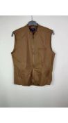 Eton Men's Wind Vest Gilet, Brown, Size M