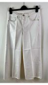 Two Denim Studio Women's Gery Jeans, Off White, Size 30