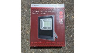 Rapid Response 100W LED Slimeline Flood Light IP66