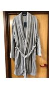 Guasch Men's Bata Dressing Gown, Grey, Size XL