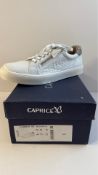 Caprice Women's 9-9-23656-26 Trainer, White Nappa Co, UK 7.5