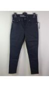 Lauren Ralph Lauren Womens 5 Pocket High Rise Jeans, Black, Size 8 UK (4 US)
