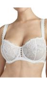 Aubade Women's Demi Bra Pour Toujours, Opal, Size 36F