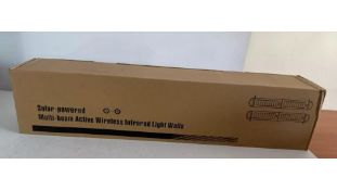 Solar Powered Multi Beam Active Wireless Infrared Wall Lights, Pack of 2