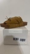 Visvim Christo Men's Shaman Folk Sandals, Light Brown, Size L