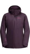 Jack Wolfskin Women's Bergland 3-in-1 Jacket, Grapevine, Size L