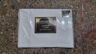 Seven Pairs Belledorm 400 Thread Count Egyptian Cotton Pillowcases, White