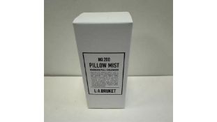 Two LA Bruket Pillow Mists, Mandarin Peel/Cedarwood